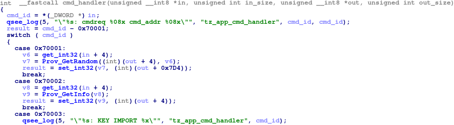 一个command handler函数的例子